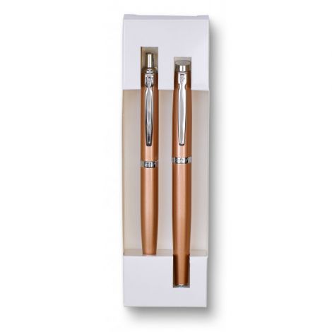 Zestaw Zenith Elegance 60 Pióro wieczne + Długopis, Copper bez etui - 2